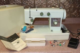 vtg montgomery wards sewing machine strong 1 3 amp nice