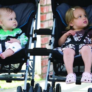   Pushchair Connectors Buggy Stroller Makes Double Easy Use New