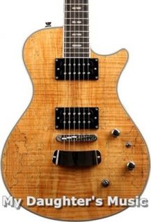 New HAGSTROM Ultra SWEDE Electric GUITAR Natural SPALTED Maple COIL 