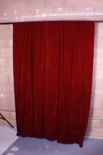   Velvet Custom Panel Drape Movie Theater Background Curtain 18W x 7H