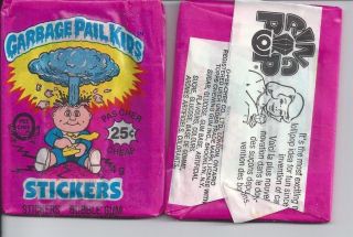 topps opc garbage pail kids series 1 unopened pack gpk