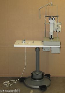   Zeiss Slit Lamp for Optician Opthalmic Surgeon on adjustable table