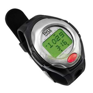   Button Heart Rate Monitor Sports Watch + Wireless Belt Chest Strap