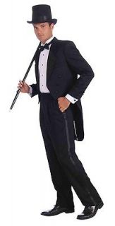 Vintage Hollywood Penguin Tail Black Adult Costume Tuxedo *New*