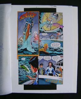 2001 JLA #4 ZATANNA/AQUAMAN ORIGINAL DC COMIC BOOK HEROES COLOR GUIDE 