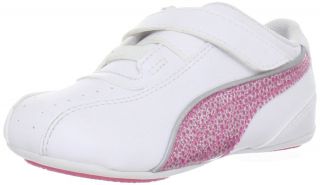 Puma Infants Toddlers Tallula Glamm White Pink Silver Shoes US Infants 