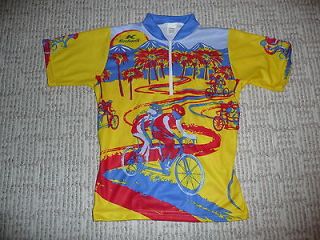 youth tandem bike cycling childrens jersey youth large time left
