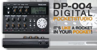TASCAM Recording Digital Portastudio DP 004 Digital 4 Multi track 