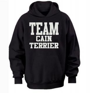 TEAM CAIRN TERRIER HOODIE warm cozy top   dog and puppy pet owners 