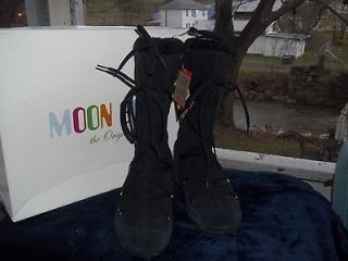 REDUCED! (5M) Reg $179 MOON BOOT Tecnica W E Butter, Black Leather 