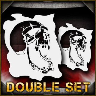 skull 2b airbrush stencil template airsick time left $ 9