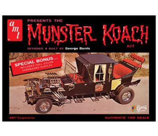 amt 1 25 the munster koach plastic model kit new