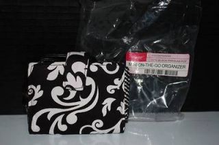 Thirty One Mini On The Go Organizer in Black Parisian Pop with 