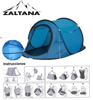 Person Pop Up tent with inner tents (Size106x65x43)