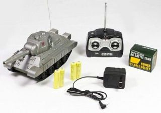   Micro Silver SHOOTS BBs Airsoft Military Battle Tank RC Remote Control
