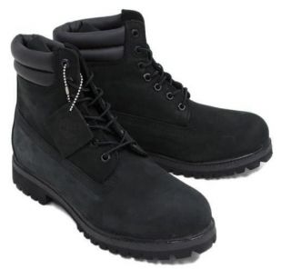 Timberland 6 Value Waterproof Black Leather Boots Style #73541 ALL 