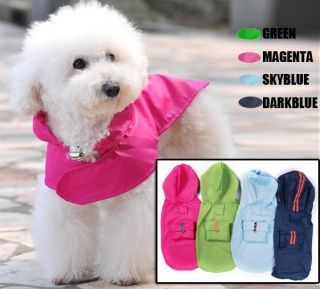 Dog Rain coats Heavy Duty Pet Raincoat Dust Coat Strong Waterproof 4 