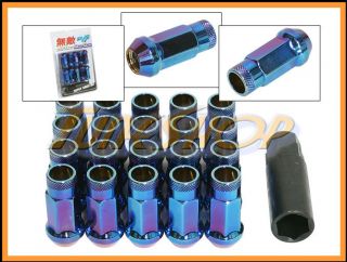   WHEELS LUG NUTS 12X1.5 1.5 ACORN RIM EXTENDED OPEN END 20 NEO BLUE H