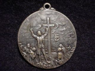 Columbus Day Medal, October 12th 1911, Oakland, California