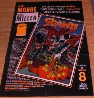 spawn 8 promotional poster todd mcfarlane alan moore time left