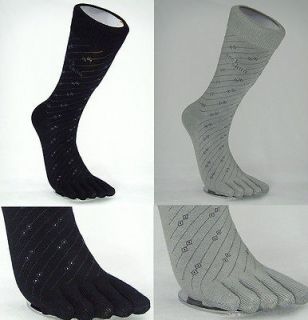 big size mens long ankle dress toe socks 4pairs   black 2, gray 2