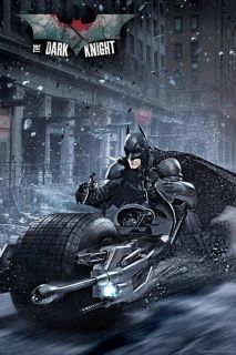 Dark Knight Batman Lot of 2 Action Figure Toys Batmobile and 