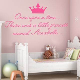 child s name princess wall quote sticker decal more options