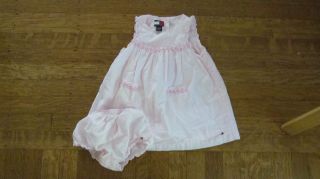 Baby Girl Pink Spring SUMMER Dress Set EASTER TOMMY HILFIGER 6 12 