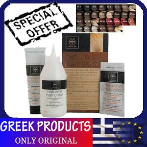   GREEK Natures Hair Color DERMATOLOGICALLY TESTED PRODUCT FROM GREECE