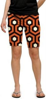 womens LOUDMOUTH Golf Shorts  Attababe  Size 8 New  