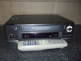 sanyo vhr 796 vcr video recorder vhs cassette time left