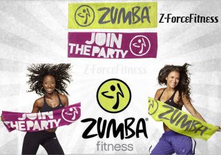 Zumba ~ JUMP UP FITNESS TOWEL ~ 2 Colors ~ New ~ Workout Gear ~ A Must 