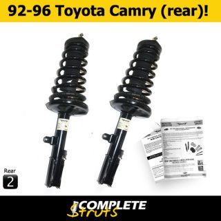 Toyota Camry Complete New Rear Quick Struts & Springs Pair 1992 1996