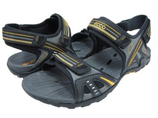   Hyper Terrain III Black Grey Yellow Strap Sporty Trail Sandals Shoes