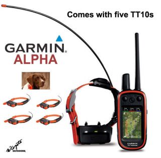 Garmin ALPHA 100 GPS Tracking and Training System   Five Dog System