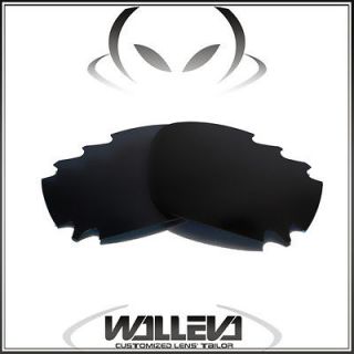 New Walleva Polarized Black Vented Lenses For Oakley Jawbone