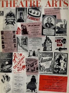THEATRE ARTS MAGAZINE 1955 OCT JOSEPH WOOD KILROY, THE MAGIC CURTAIN