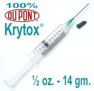 dupont krytox gpl 205 grease ½ oz scuba oxygen nitrox