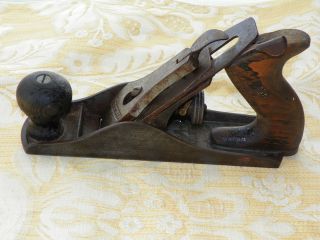 Vintage handy man carpenters wood plane tool usable collectible home 