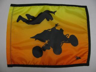 DuneRats Custom ATV Motorcycle Safety Whip Flag Wheeler Orange 