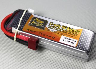 USA Ship 3S1P 11.1v 2200mAh 25C Lipo Battery for Rc Helicopter, Plane 