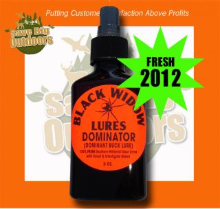   oz Black Widow Dominator Buck Red Label Southern Deer Lure Urine