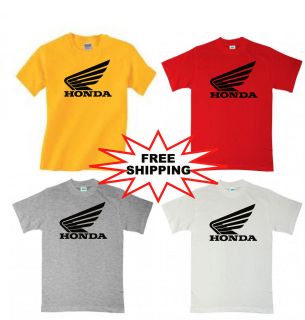 honda racing motocross atv t shirt black logo more options size men s 