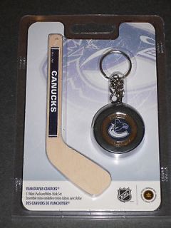 2009 Vancouver Canucks NHL RCM $1 One Dollar Mini Puck Keychain 