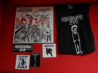 Operation Ivy Hectic EP LP Hellcat Clear Vinyl T Shirt Sticker Rancid
