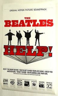 the beatles help poster vintage and rare john lennon from