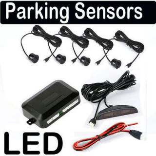 Car Digital LED Display Parking Reverse Back up System Radar 4 Sensors 