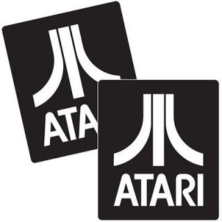 atari retro arcade game console cabinet stickers location