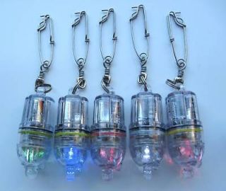Deep Drop fishing lights set of 5   4 Colors 1 Disco 2100 ft LED