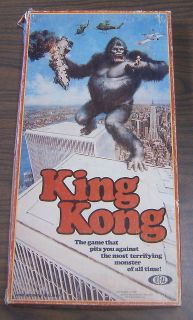 king kong game 1979 ideal toys board game complete time
